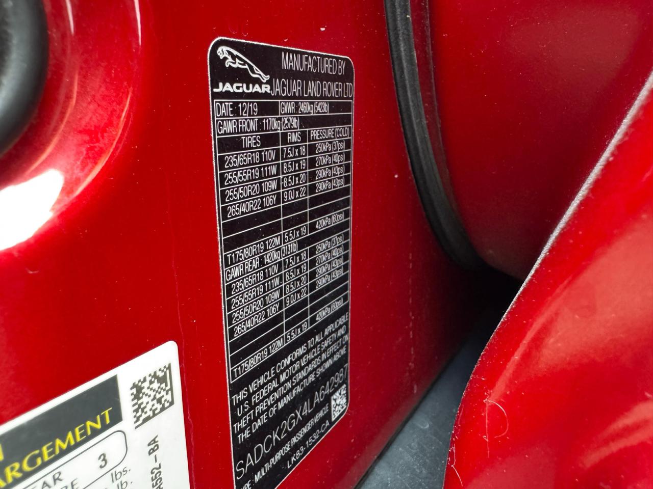 JAGUAR F-PACE PRESTIGE