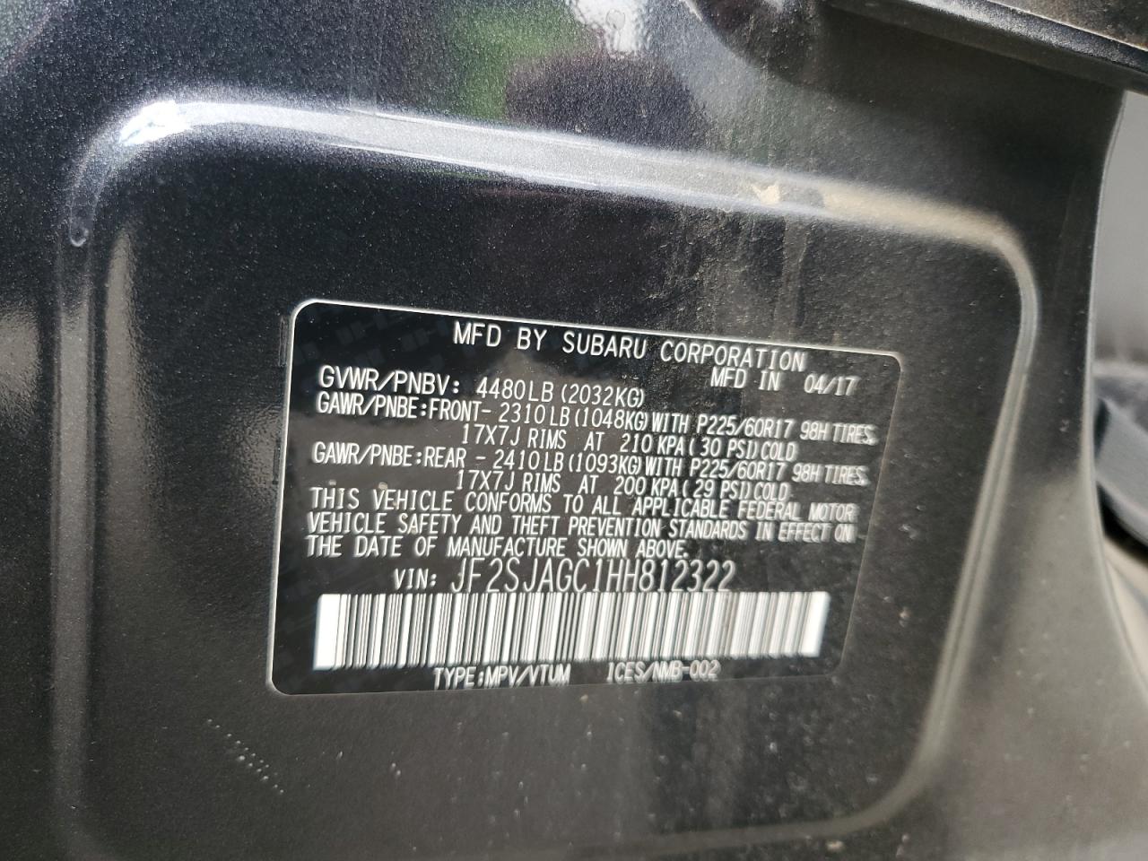 SUBARU FORESTER 2.5I PREMIUM