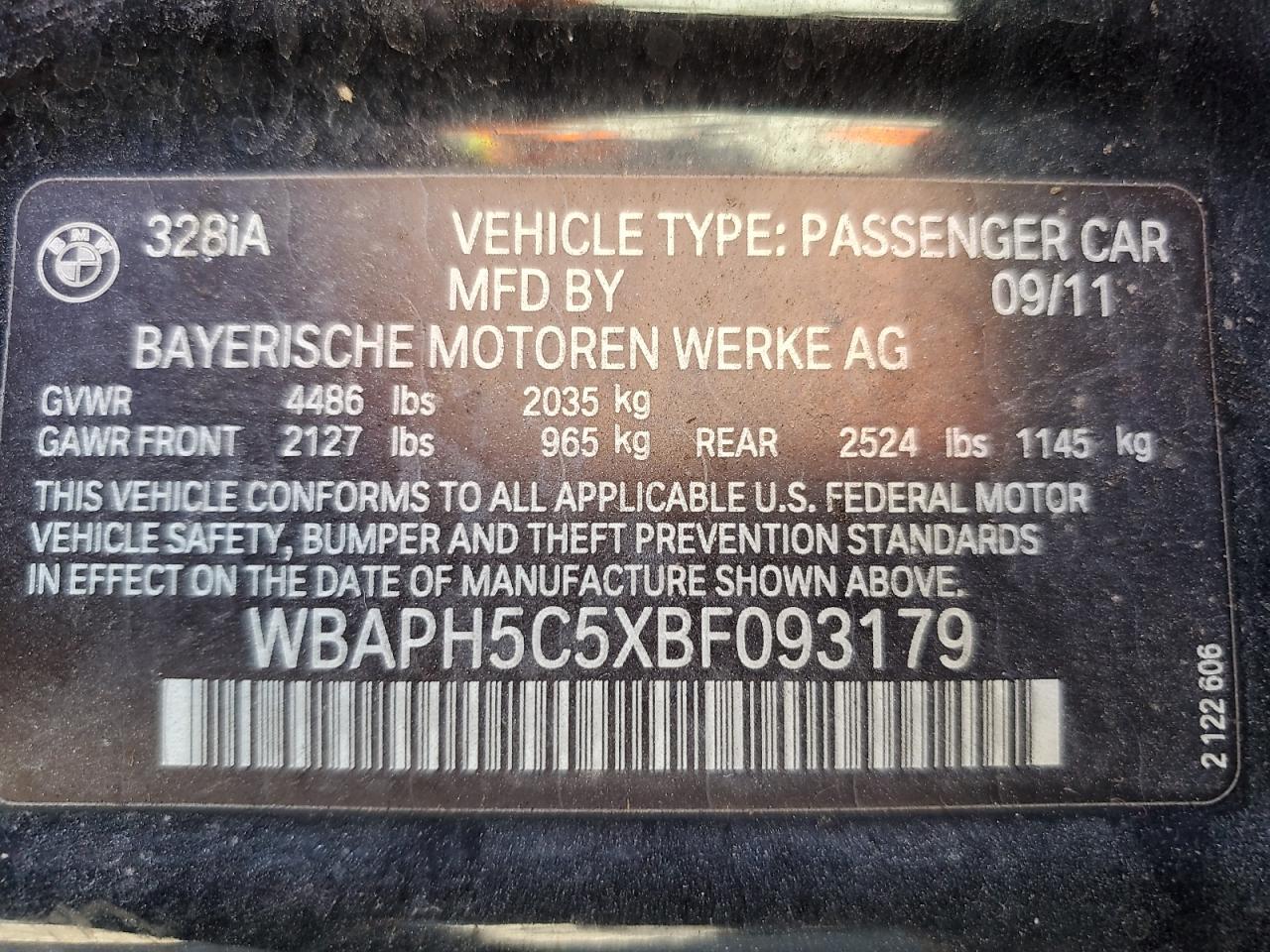 BMW 3 SERIES I SULEV