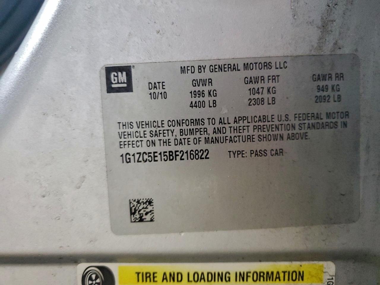 CHEVROLET MALIBU 1LT