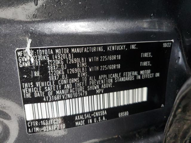 2022 TOYOTA RAV4 SE #3302964606