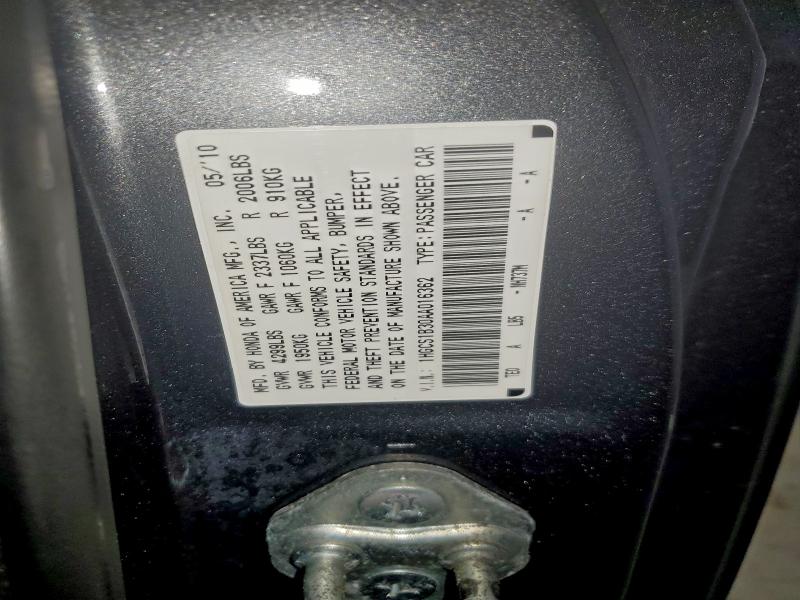 2010 HONDA ACCORD LX #3297986085