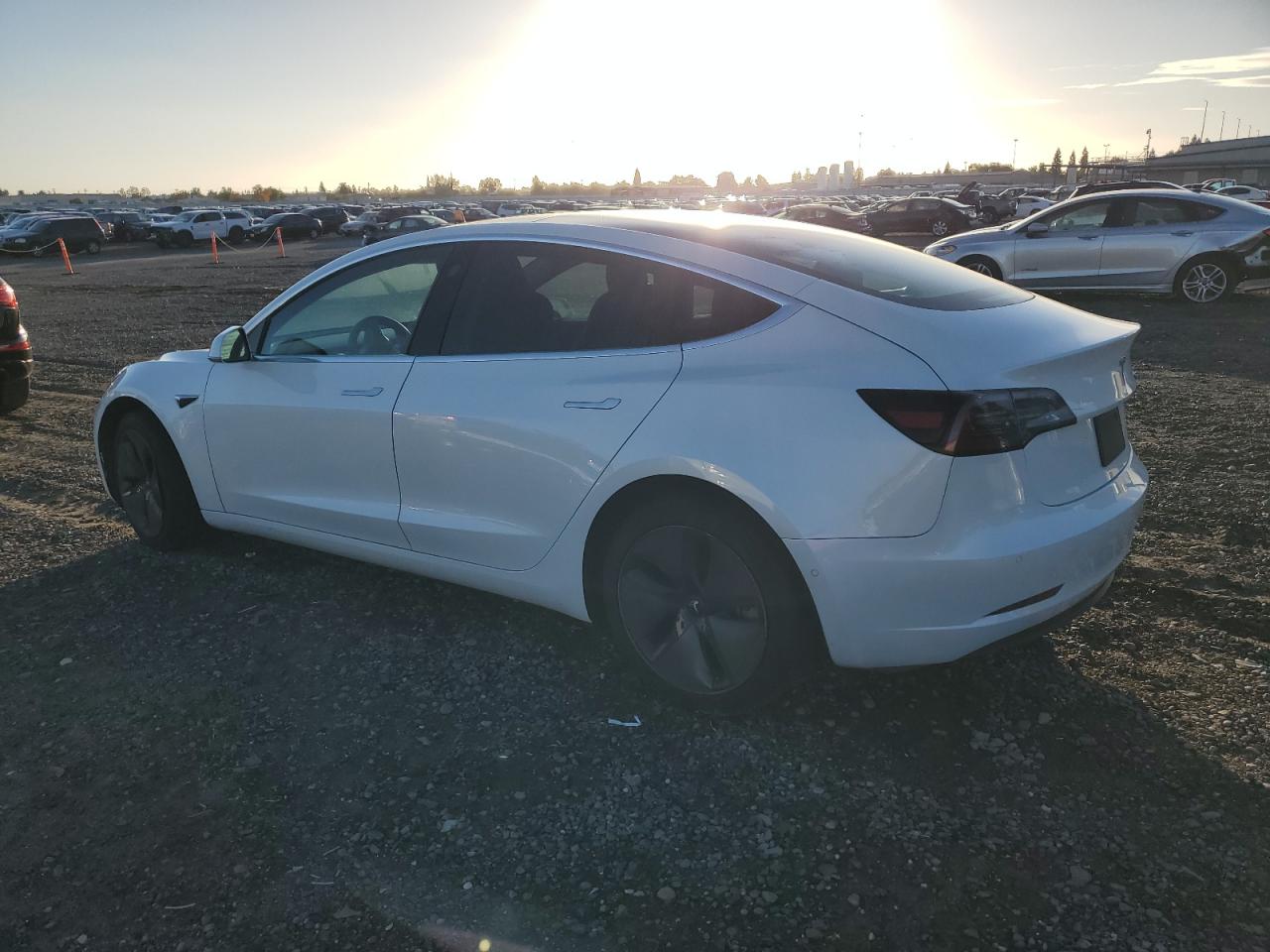 Lot #3318014498 2020 TESLA MODEL 3