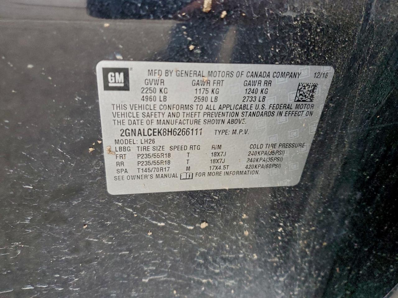 CHEVROLET EQUINOX LT