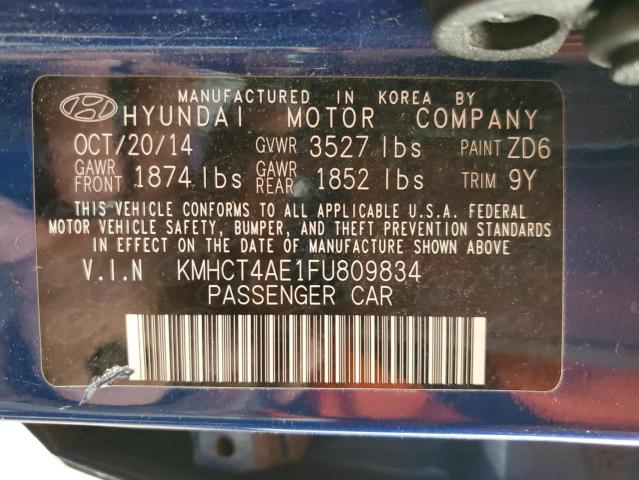 2015 HYUNDAI ACCENT GLS - KMHCT4AE1FU809834