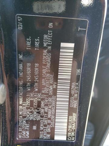 2017 TOYOTA HIGHLANDER #3284954951