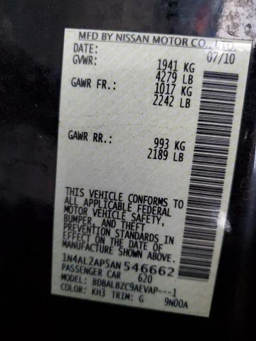 2010 NISSAN ALTIMA BAS - 1N4AL2AP5AN546662