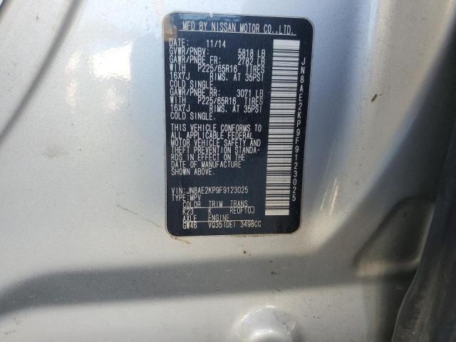 2015 NISSAN QUEST S #3284600327