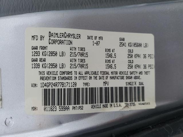 2007 DODGE GRAND CARA #3290259218