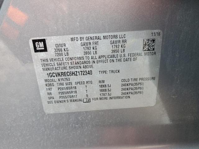 2017 CHEVROLET SILVERADO #3301851971