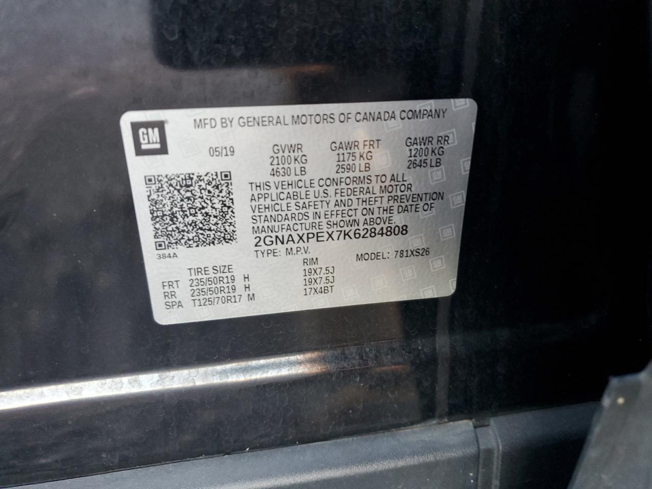 CHEVROLET EQUINOX PREMIER