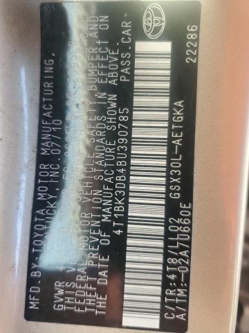 2011 TOYOTA AVALON BAS - 4T1BK3DB4BU390785