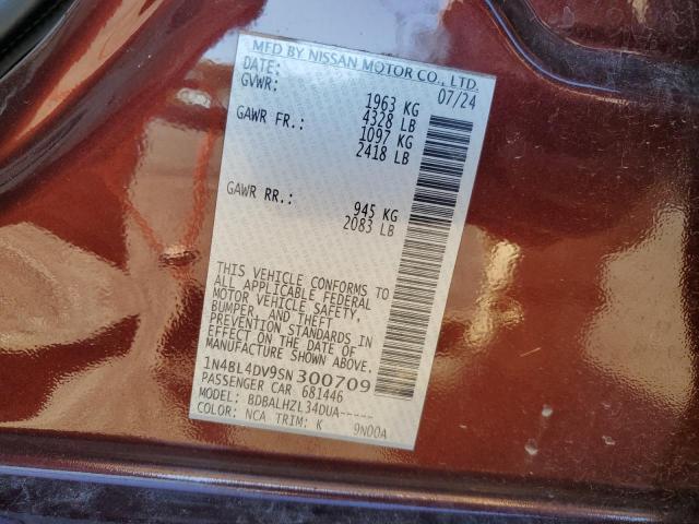 2025 NISSAN ALTIMA SV #3281643426