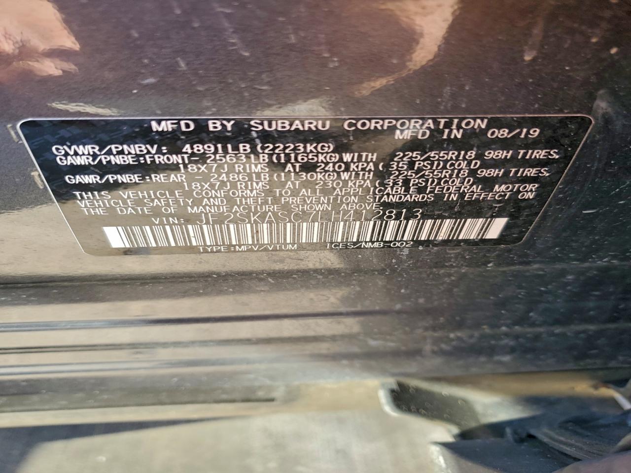 SUBARU FORESTER LIMITED