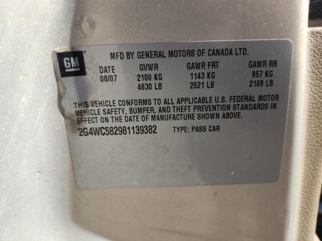 2008 BUICK LACROSSE C #3296219439