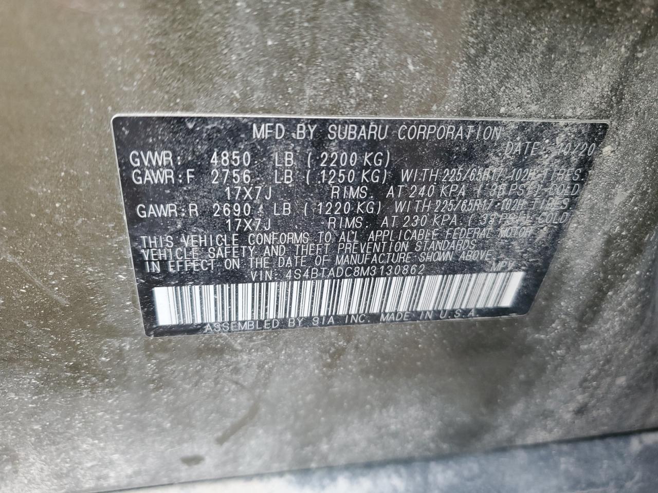 SUBARU OUTBACK PREMIUM