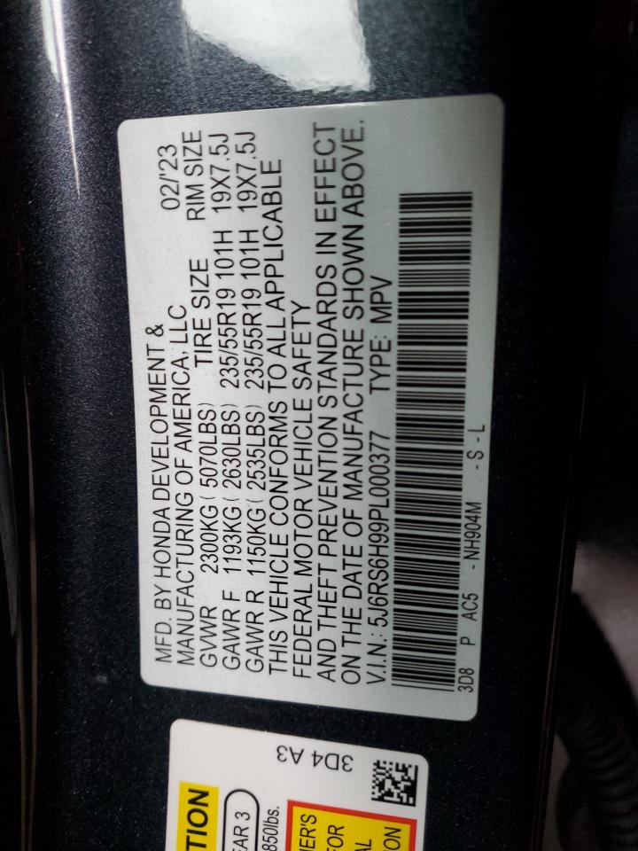 Lot #3301986486 2023 HONDA CR-V SPORT