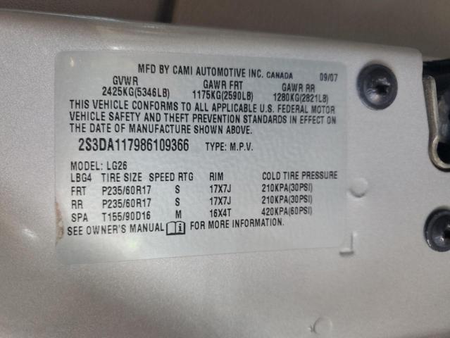 2008 SUZUKI XL7 #3296245466