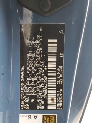 2012 TOYOTA FJ CRUISER #3282326288