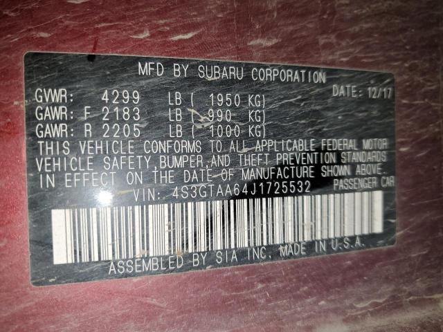 2018 SUBARU IMPREZA #3293839587