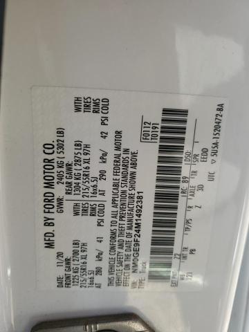 2021 FORD TRANSIT CO #3291378158