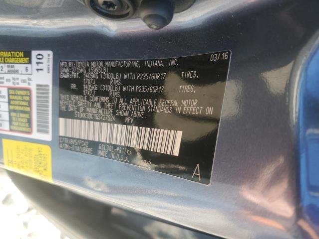 2016 TOYOTA SIENNA LE - 5TDKK3DC1GS727924