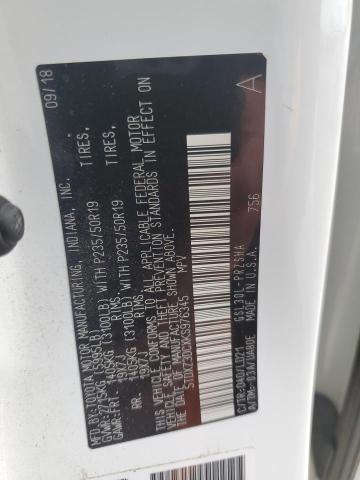 2019 TOYOTA SIENNA SE #3294700162