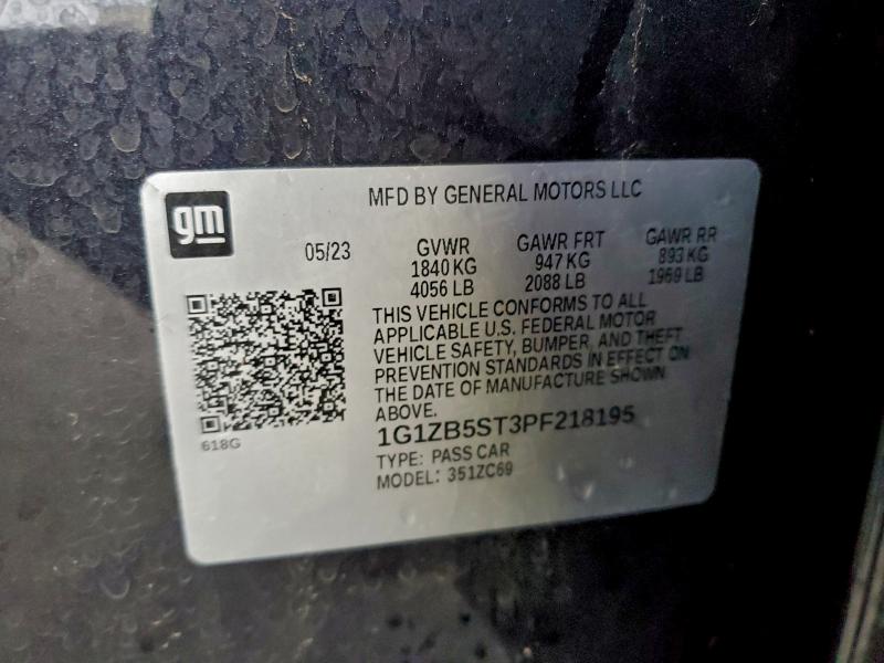 2023 CHEVROLET MALIBU LS #3305402307