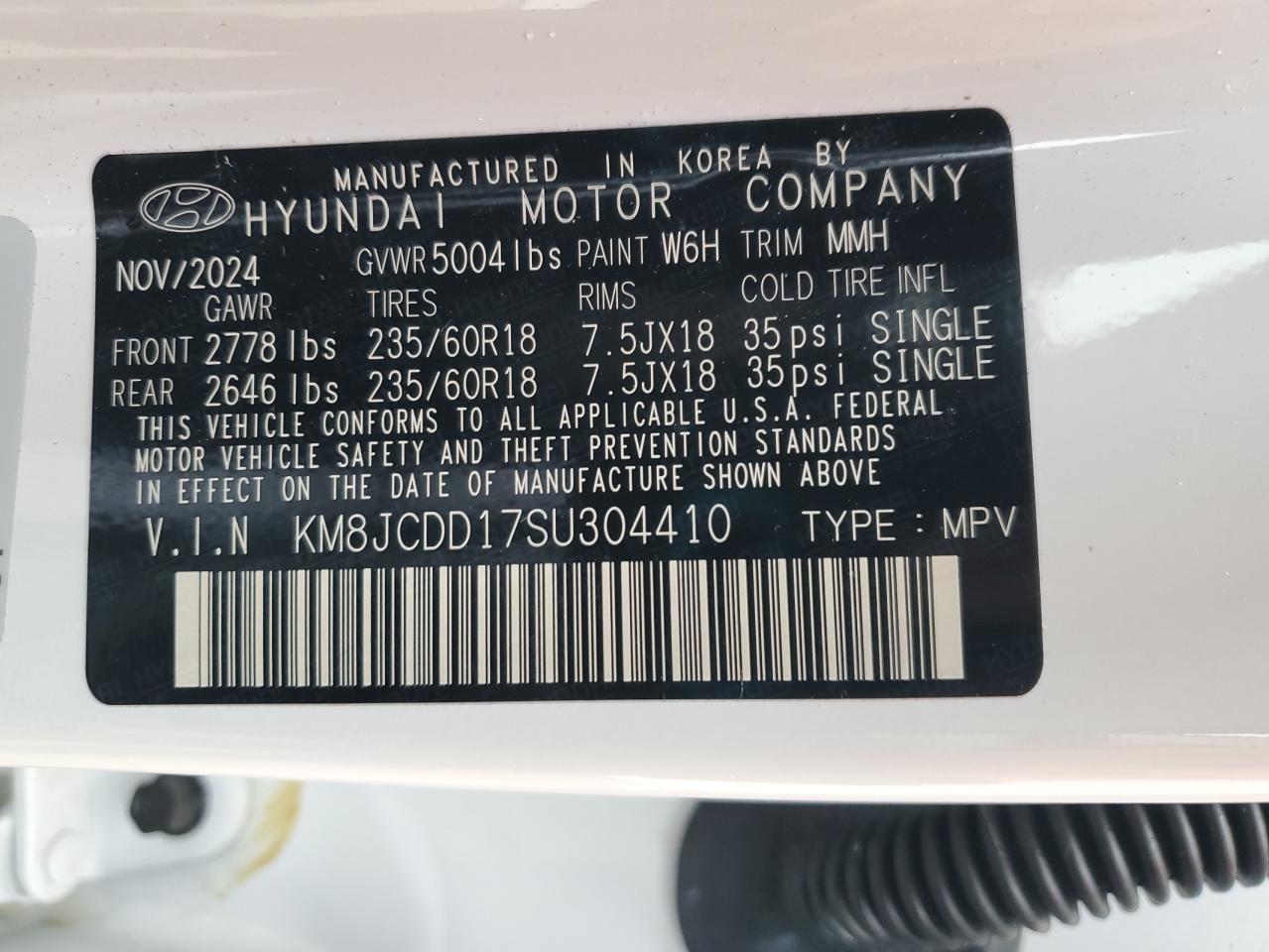 HYUNDAI TUCSON SEL CONVENIENCE