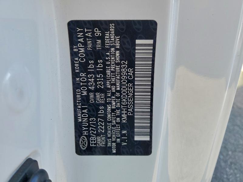 2013 HYUNDAI GENESIS CO #3298166047