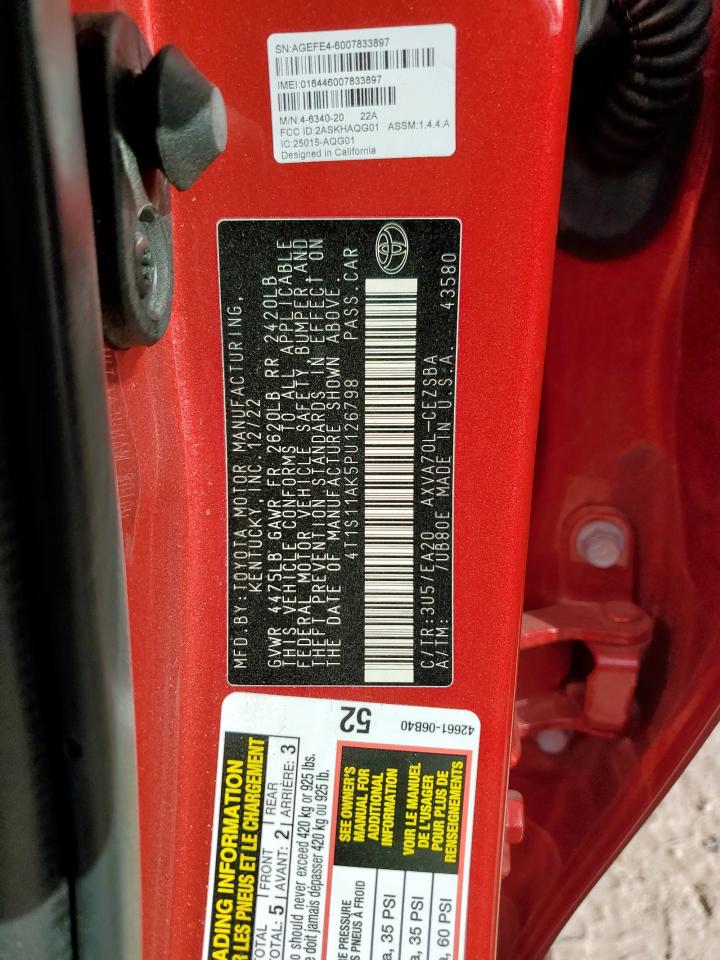 TOYOTA CAMRY SE NIGHT SHADE