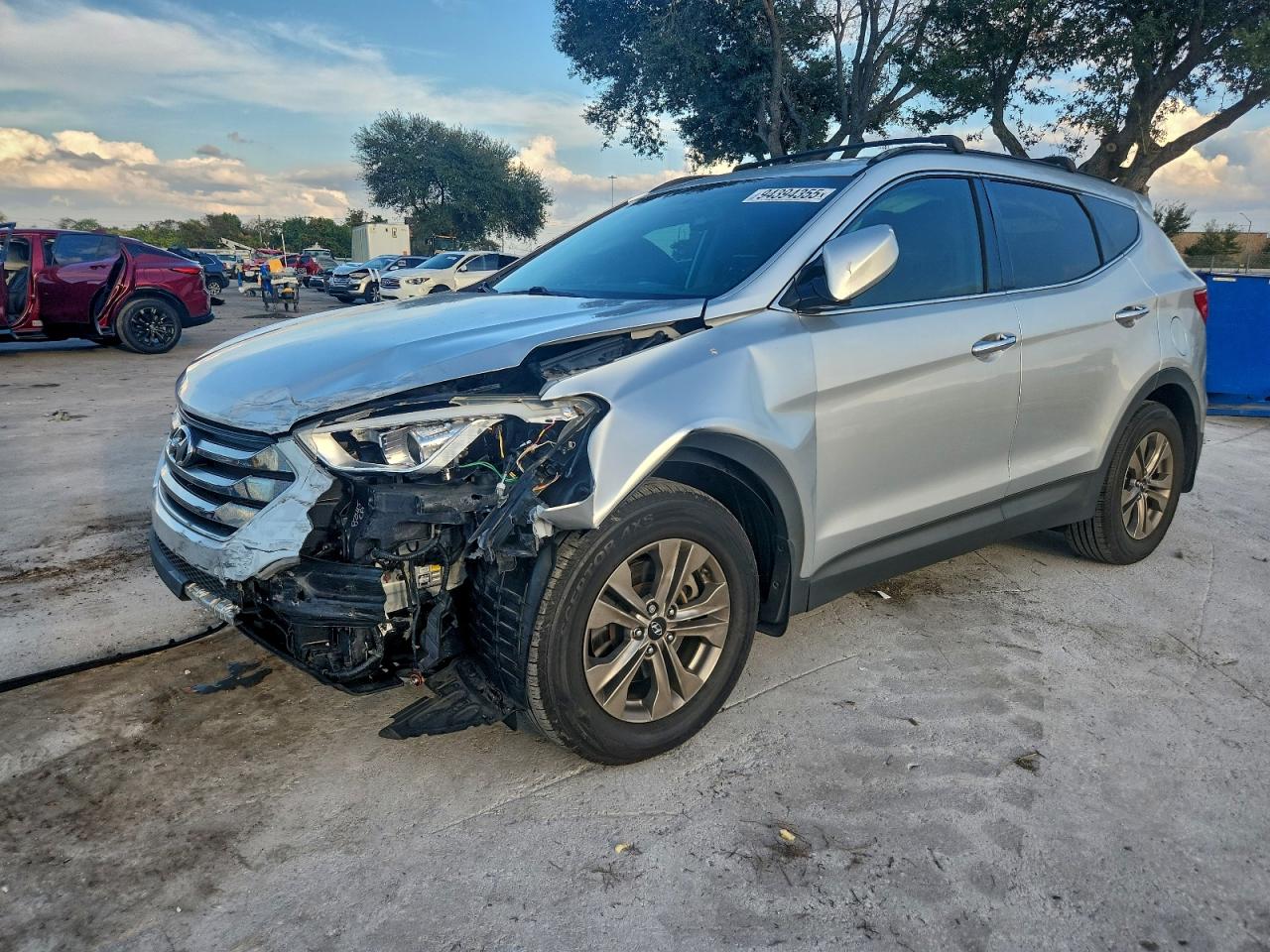 Lot #3302816975 2016 HYUNDAI SANTA FE S