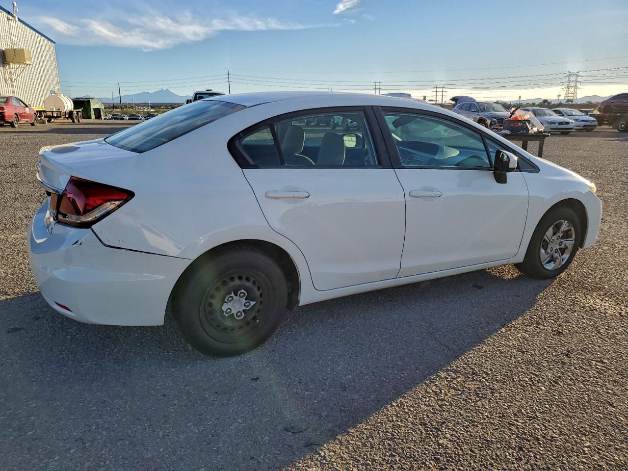 Lot #3312808094 2014 HONDA CIVIC LX