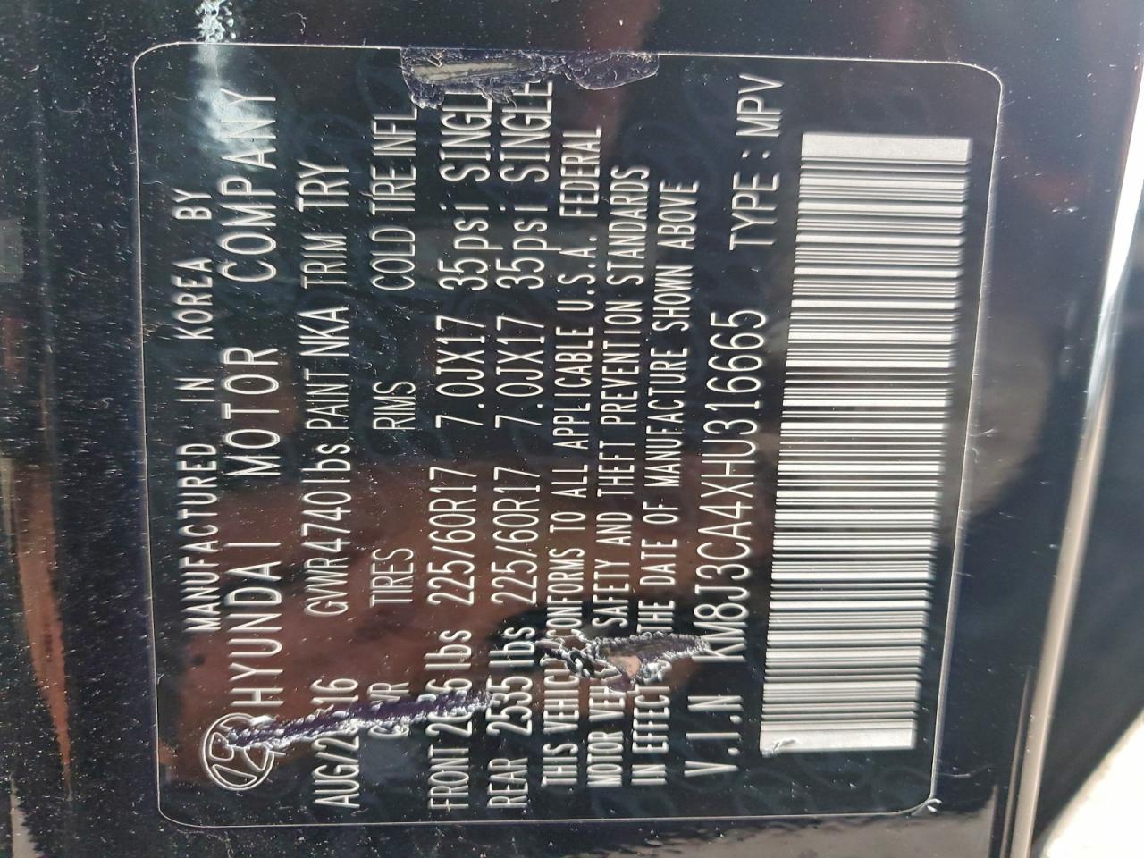 HYUNDAI TUCSON LIMITED