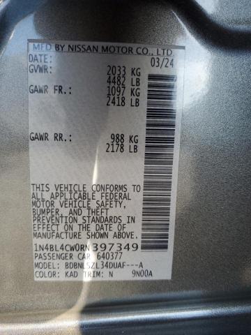 2024 NISSAN ALTIMA SR #3302799921