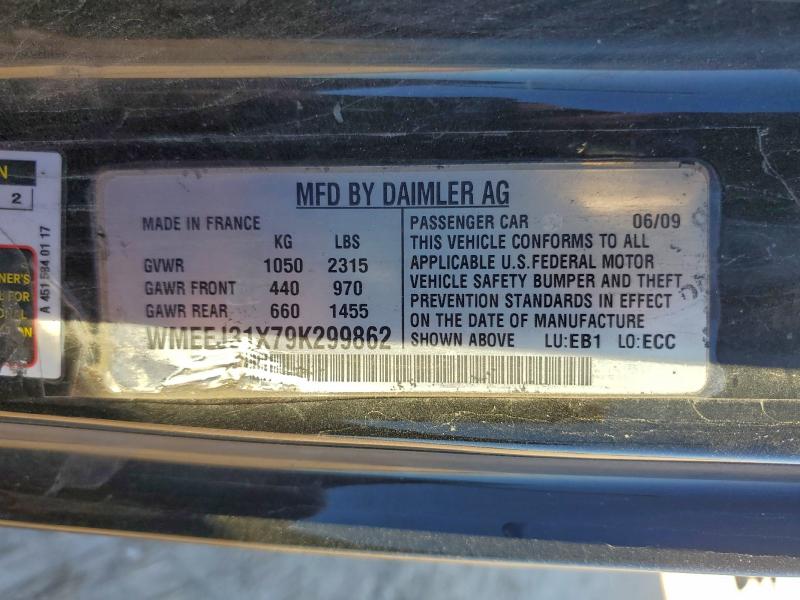 2009 SMART FORTWO PUR #3316090295