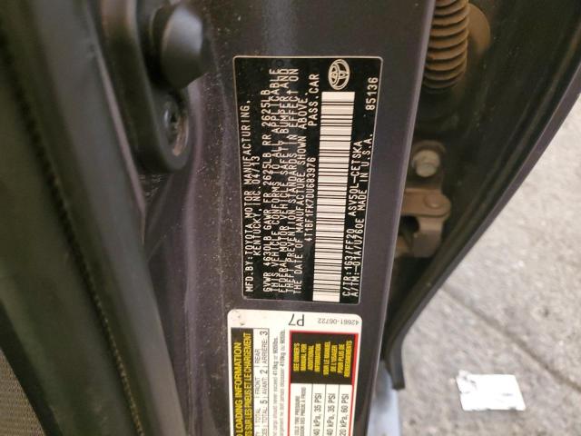 2013 TOYOTA CAMRY L #3312564252