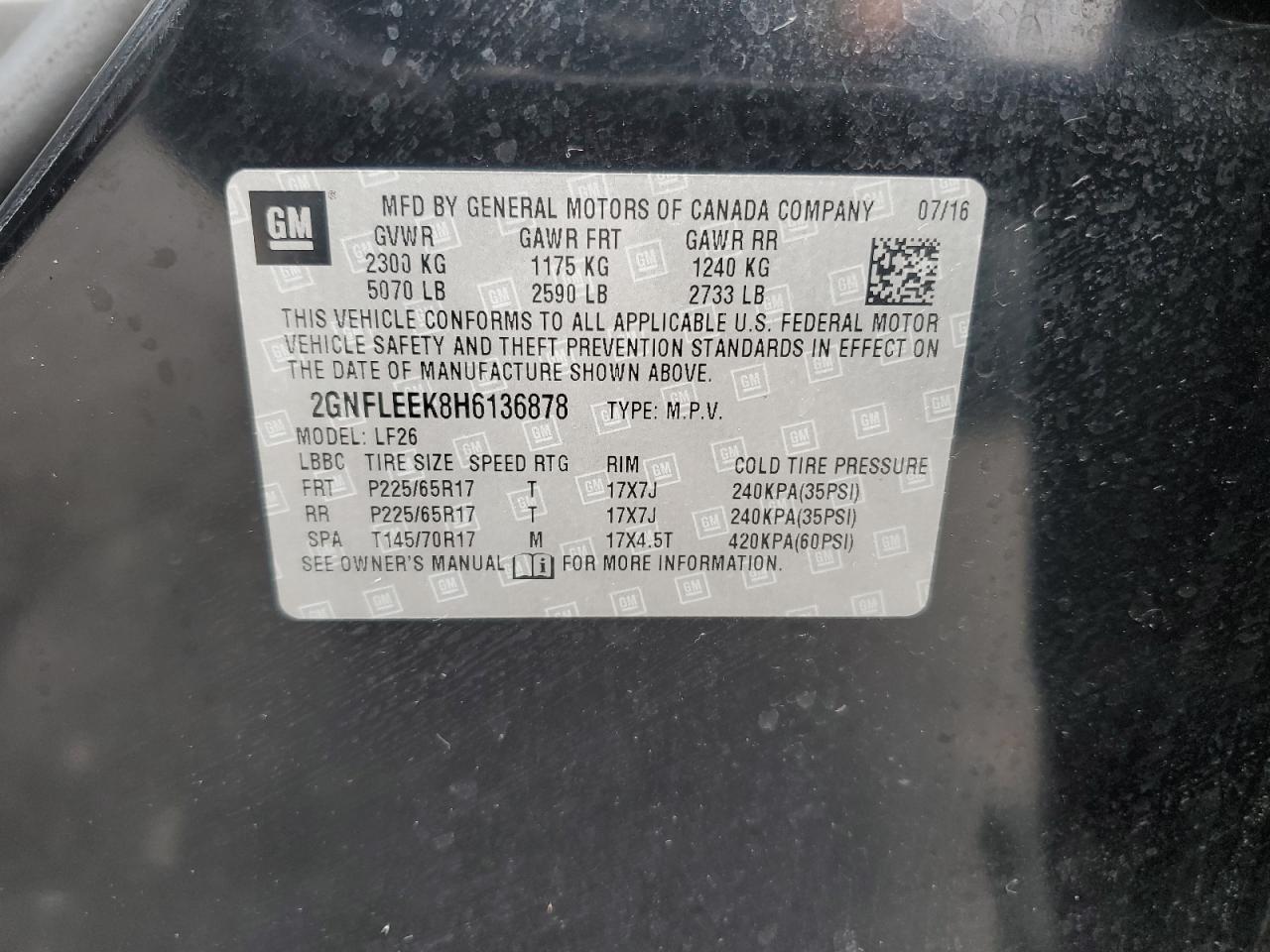 CHEVROLET EQUINOX LS