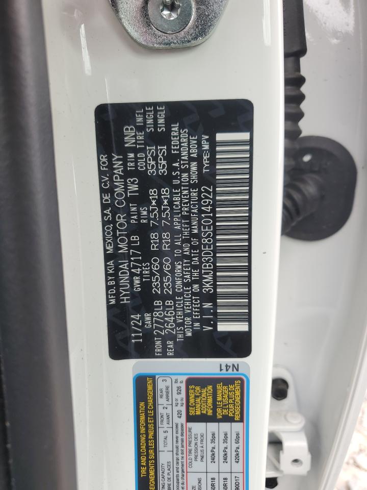 Lot #3309594556 2025 HYUNDAI TUCSON SEL