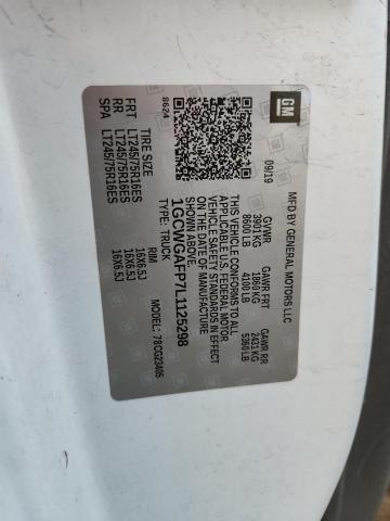 2020 CHEVROLET EXPRESS G2 #3304713907