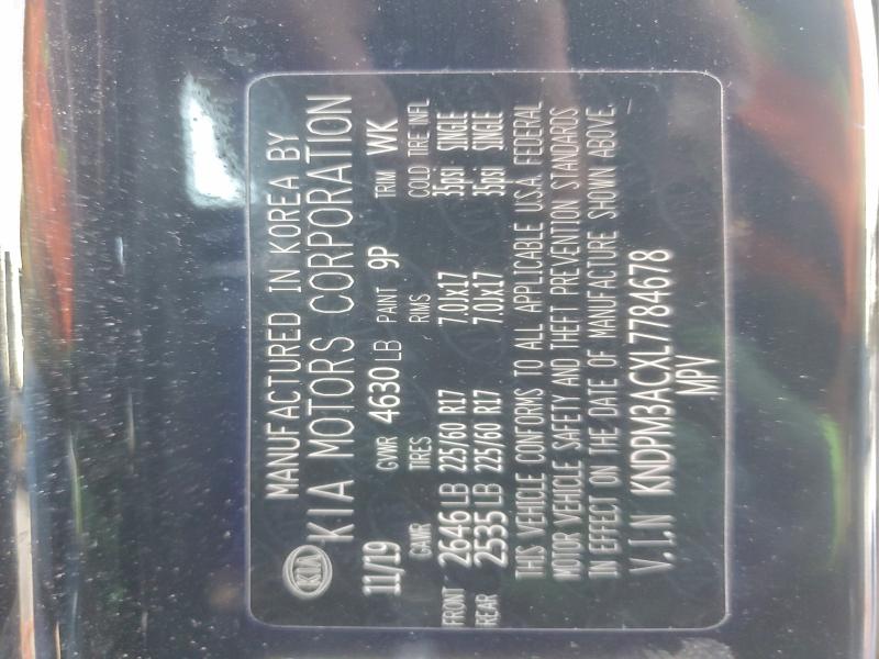 2020 KIA SPORTAGE L #3316883105