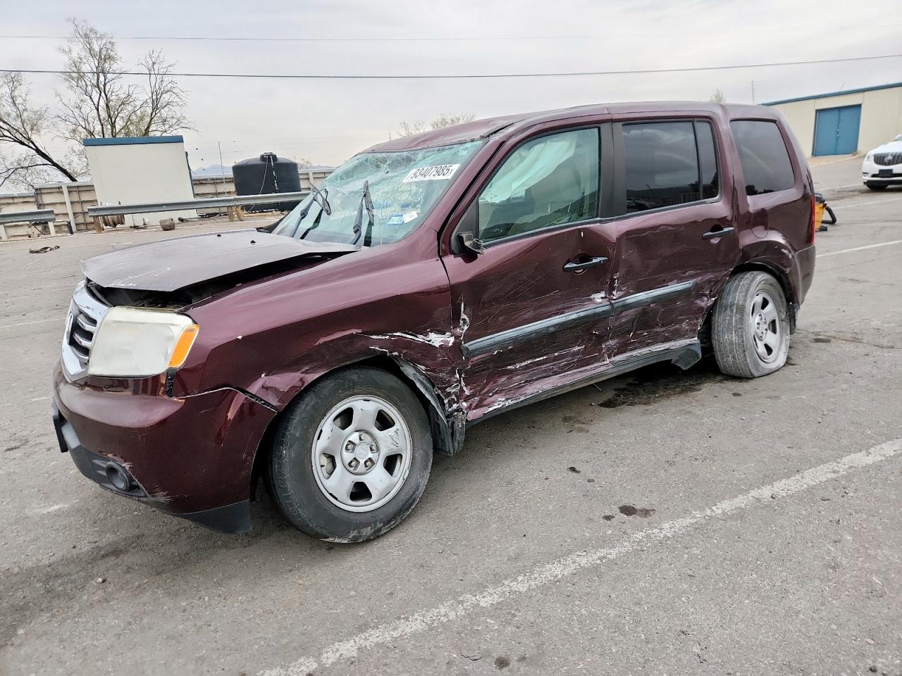 Lot #3304533463 2014 HONDA PILOT LX