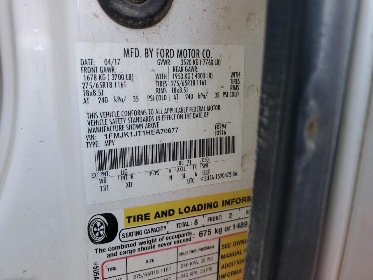 FORD EXPEDITION EL XLT