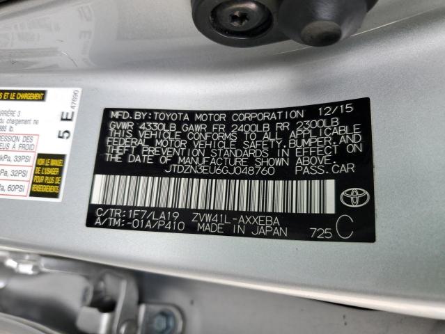 2016 TOYOTA PRIUS V #3292688609