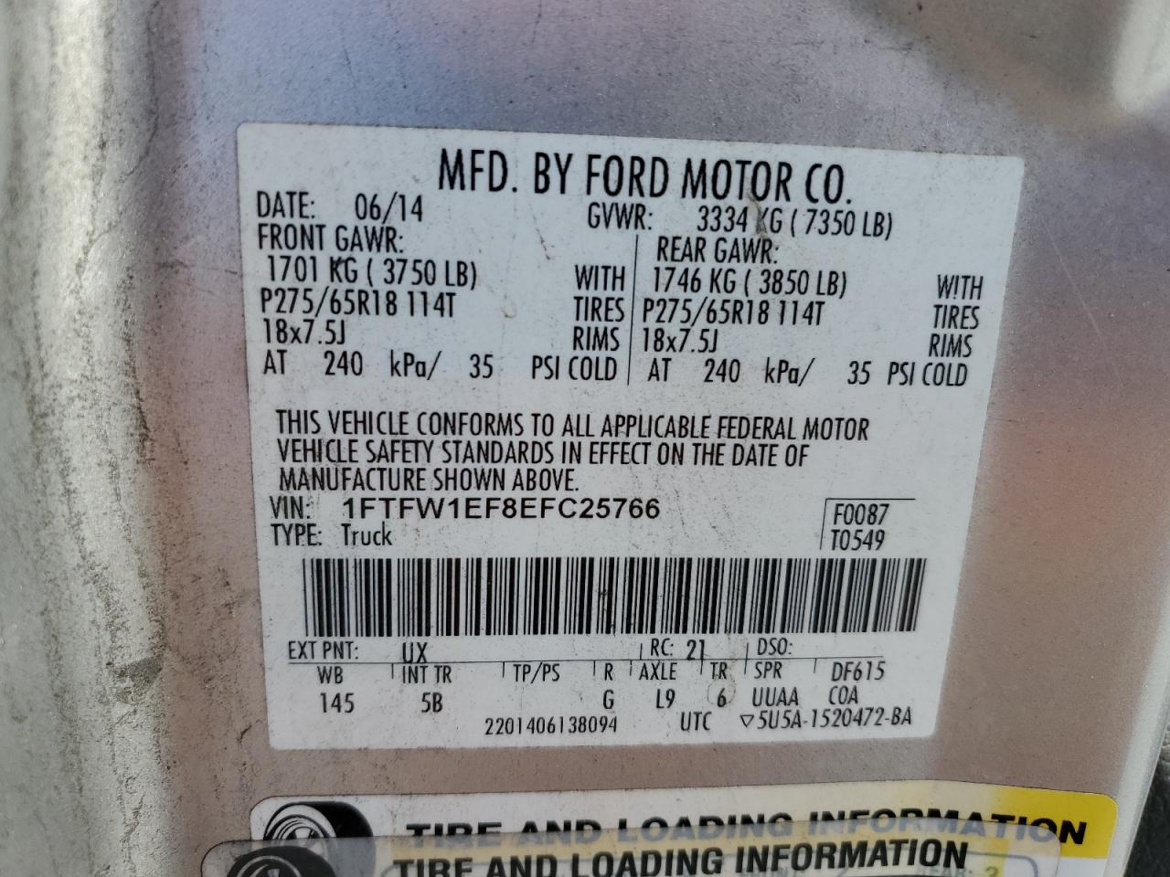 FORD F-150 SUPERCREW