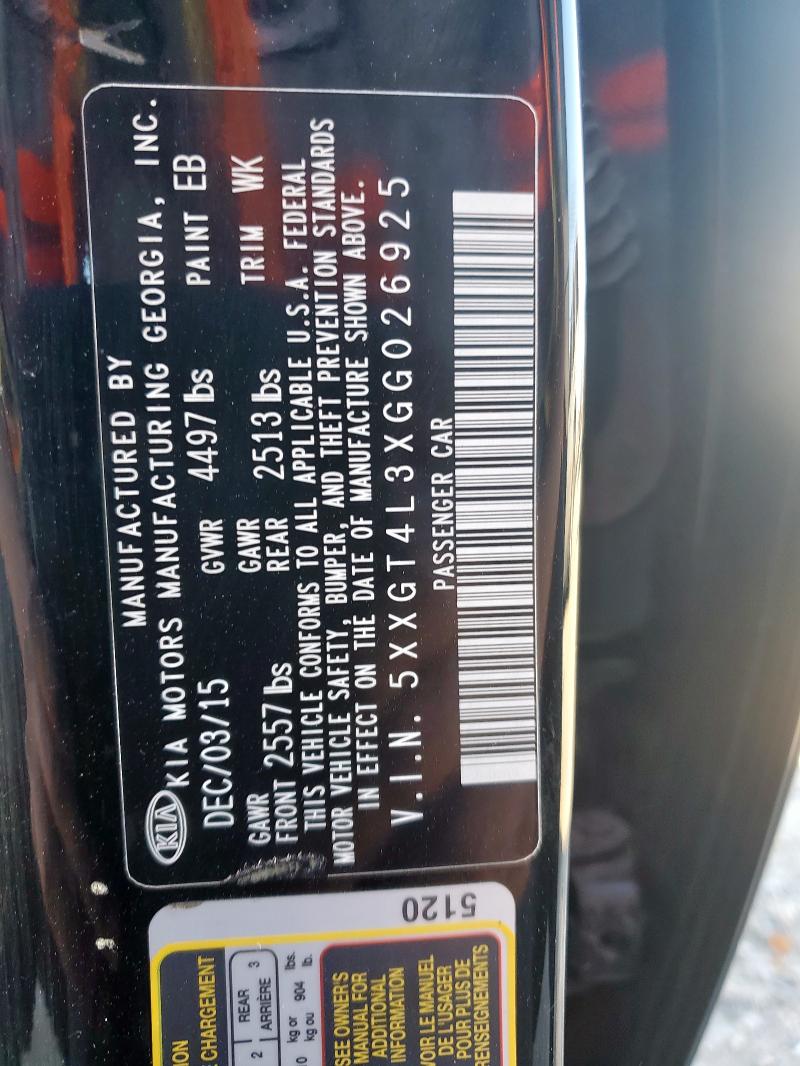 2016 KIA OPTIMA LX #3302010097