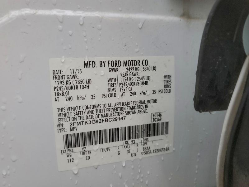 2015 FORD EDGE SE #3301693643