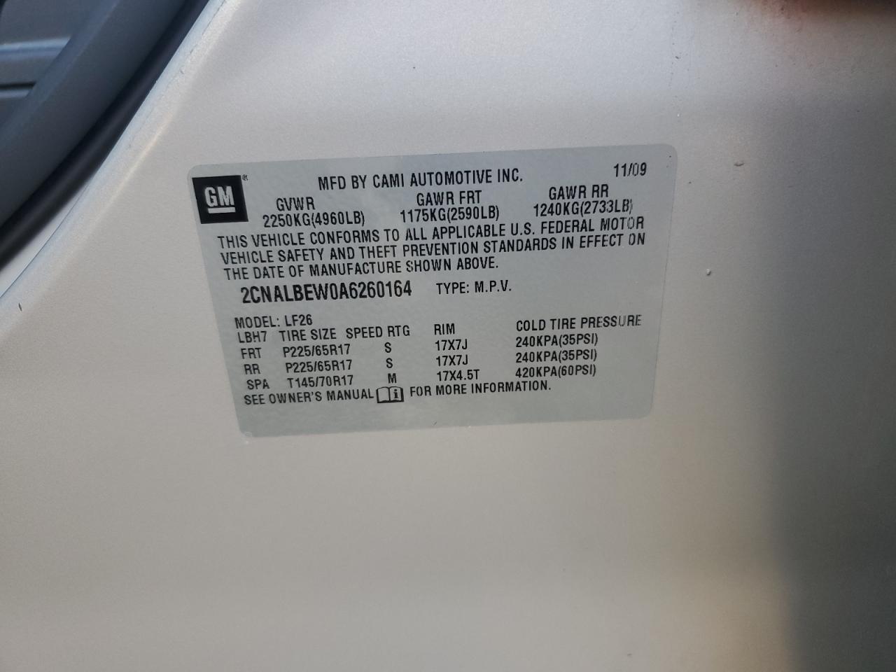 CHEVROLET EQUINOX LS