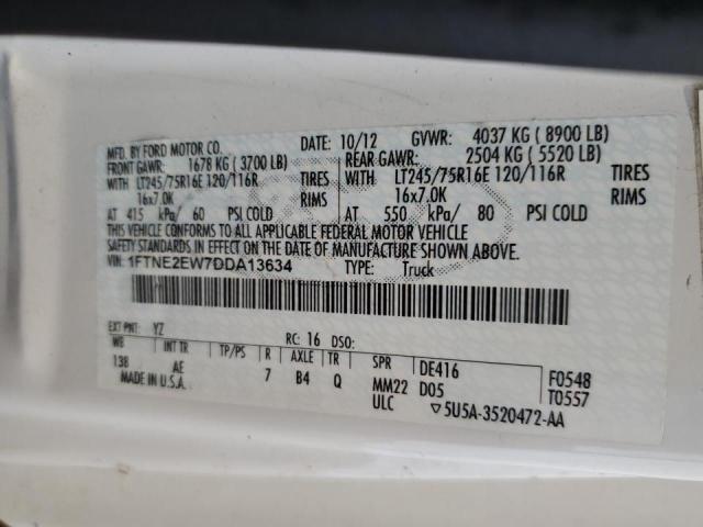 2013 FORD ECONOLINE #3285543335