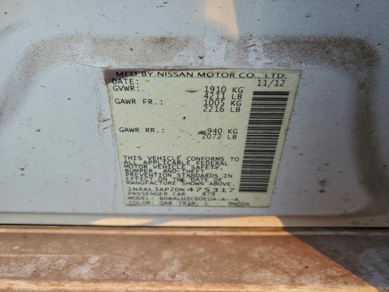 2013 NISSAN ALTIMA 2.5 #3297043529